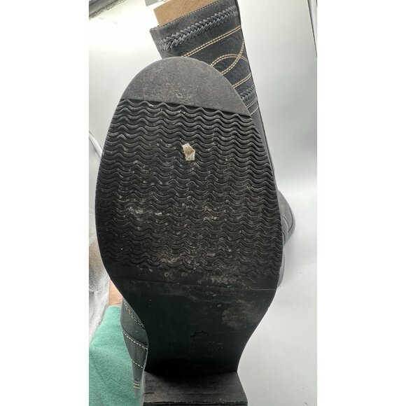 Ruff Hewn Sundancer Boot Tall Gray Women's Size 9.5 Leather - Picture 10 of 12